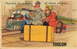 TOULON - Carte à Système - Ouvrez La Valise Et Vous Verrez Toulon- Complet - Toulon