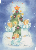 ANGELO Natale Vintage Cartolina CPSM #PBP439.A - Angels