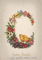PÂQUES POULET ŒUF Vintage Carte Postale CPSM #PBO744.A - Easter