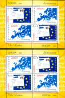 ROUMANIE 2008 - Europa - La Lettre - 2 BF - Blocks & Sheetlets
