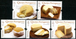 PORTUGAL 2010 - Fromages Portugais - 5 V. - Nuevos