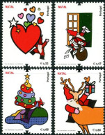 PORTUGAL 2009 - Noël - Dessins Festifs- 4 V. - Unused Stamps