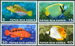 PAPUA NEW GUINEA 1976 - Poissons - 4 V. - Papouasie-Nouvelle-Guinée