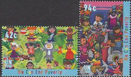 O.N.U. New York 2008 - Contre La Pauvreté - 2 V. - Unused Stamps