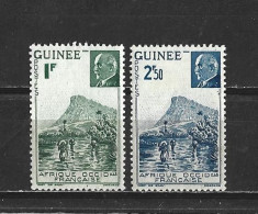GUINEE   1941   Y.T. N° 176  177  NEUF* - Neufs
