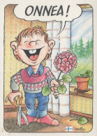 ENFANTS HUMOUR Vintage Carte Postale CPSM #PBV316.A - Humorkaarten