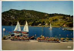 CPSM 10.5 X 15 Haute Savoie  Lac D'Annecy   Le Port De TALLOIRES Et Le Roc De Chère - Talloires