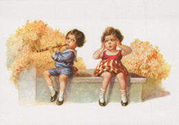 CHILDREN Scenes Landscapes Vintage Postcard CPSM #PBU467.A - Scènes & Paysages
