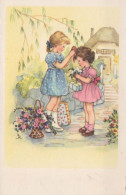 CHILDREN Scenes Landscapes Vintage Postcard CPSMPF #PKG679.A - Taferelen En Landschappen