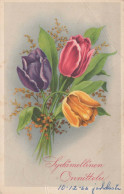 FLEURS Vintage Carte Postale CPA #PKE589.A - Flowers