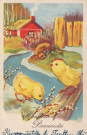 EASTER CHURCH Vintage Postcard CPA #PKE246.A - Pasen