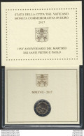 2017 Vaticano Pietro E Paolo Euro 2,00 FDC - BU In Folder - Vaticano (Ciudad Del)