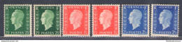 1945 FRANCIA, N 701A-F Non Emessi MNH** - Certificato Caffaz - Altri & Non Classificati