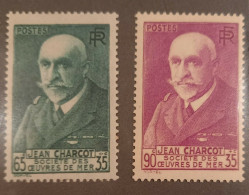 TF 026 - Cdt Charcot - Y&T N° 377 * Et 377A * MH - Unused Stamps