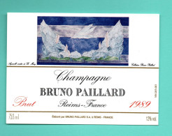 Etiquette De Champagne  "Bruno PAILLARD  1989 - Champagner