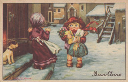 Illustratori  -  Bertiglia  - Buona Anno - Bambino Con Pacchi Regalo  -  F. Piccolo  -  Viagg -  Bella - Bertiglia, A.