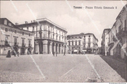 Af813 Cartolina Teramo Citta' Piazza Vittorio Emanuele II Abruzzo - Teramo