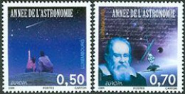 LUXEMBOURG 2009 - Europa - L'astronomie - 2 V.  - Unused Stamps