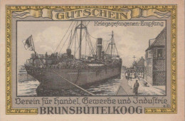 75 PFENNIG 1921 Stadt BRUNSBÜTTELKOOG Schleswig-Holstein UNC DEUTSCHLAND #PI482 - [11] Emissioni Locali