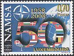 LUXEMBOURG 2008 - 50ème Anniversaire De La NAMSA (OTAN) - 1 V. - Neufs