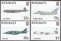 KIRIBATI 2008 - 90ème Annibersaire De La R.A.F. - 4 V. - Kiribati (1979-...)