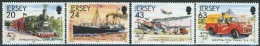 JERSEY 1999 - U.P.U. - Transport Du Courrier - 4 V. - Ships