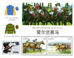 IRLANDE 1996 - China'96 - Course De Chevaux - 1 BF - Horses