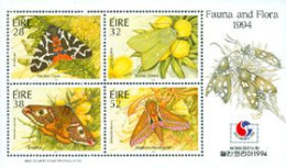IRLANDE 1994 - Papillons Surchargé Philakorea 94 - 1 BF - Schmetterlinge