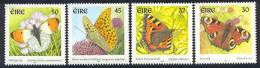 IRLANDE 2000 - Papillons - 4 V.  - Butterflies