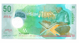 MALDIVES 50 RUFIYAA 2015(2016) POLYMER NOTE UNC P10974.9 - Lokale Ausgaben