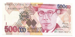 BRASIL 500000 CRUZEIROS 1993 UNC Paper Money Banknote #P10893.4 - [11] Local Banknote Issues