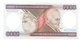 BRASIL 5000 CRUZEIROS 1985 UNC Paper Money Banknote #P10877.4 - [11] Emissions Locales