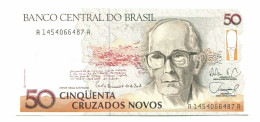 BRASIL 50 CRUZADOS 1990 UNC Paper Money Banknote #P10846.4 - [11] Emissions Locales