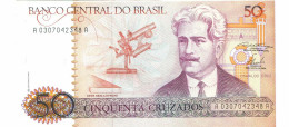 BRASIL 50 CRUZADOS 1986 UNC Paper Money Banknote #P10844.4 - [11] Local Banknote Issues