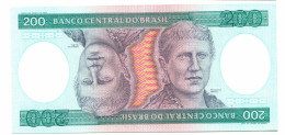 BRASIL 200 CRUZEIROS 1984 UNC Paper Money Banknote #P10859.4 - [11] Emissions Locales