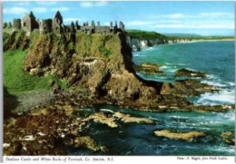 ANTRIM.  -   Dunluce Castle And White Rocks Of Portrush. - Antrim