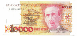 BRASIL 10000 CRUZADOS 1989 UNC Paper Money Banknote #P10885.4 - [11] Emissions Locales