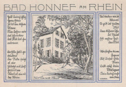 99 PFENNIG 1921 Stadt BAD HONNEF Rhine UNC DEUTSCHLAND Notgeld Banknote #PI479 - [11] Lokale Uitgaven