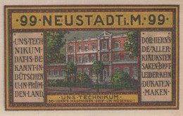 99 PFENNIG 1921 NEU IN MECKLENBURG Mecklenburg-Schwerin DEUTSCHLAND #PF667 - Lokale Ausgaben