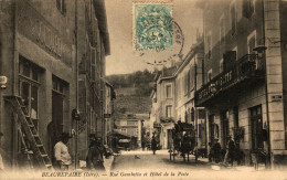 N81 - 38 - BEAUREPAIRE - Isère - Rue Gambetta Et Hôtel De La Poste - Beaurepaire