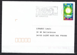 FRANCE 1996. Y&T N°2996 - 50 Ans Electricité De France-Gaz De France. Sur Lettre - Oblitération Du 17-5-1996. - Gebraucht