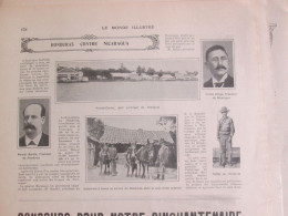 1907 HONDURAS Contre NICARAGUA  Santos Zelaya  Manuel  Bonilla  PUERTO  CORTEZ - Zonder Classificatie