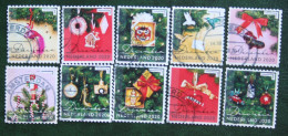 Decemberzegels Weihnachten Christmas Noel NVPH 3886-3895 (Mi 3968-3977) 2020 Gestempeld / USED NEDERLAND / NIEDERLANDE - Used Stamps