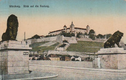 AK Würzburg - Blick Auf Die Festung - Feldpost Ers. Abt. 2. Bay. Tr. Abt. - 1918 (69364) - Wuerzburg