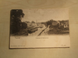 Carte Postale Ancienne 1906 TOURNAI Faubourg De Valenciennes - Tournai