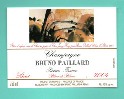 Etiquette De Champagne  "Bruno PAILLARD  2004 - Champagne