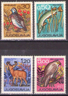 Yugoslavia 1967 - International Hunting And Fishing Exhibition In Novi Sad - Mi 1228-1231 - MNH**VF - Nuovi