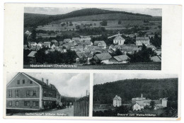 AK/CP Niedershausen Gasthaus  Brauerei  Weilburg  Löhnberg    Gel/circ. 1940   Erhaltung/Cond.  2 , Eckknick  Nr.1790 - Weilburg