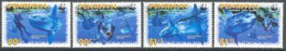 PENRHYN 2003 - WWF - Poisson Lune Mola Mola - 4 V. - Unused Stamps