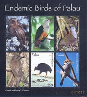 PALAU 2006 - Oiseaux Endémiques - Feuillet I - (hiboux) - Hiboux & Chouettes